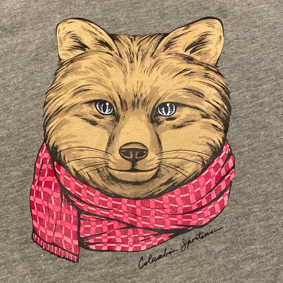 Girl’s Size S(8) Cotton Blend Husky Dog with Pink Scarf T-shirt by Columbia -EUC - Picture 2 of 4